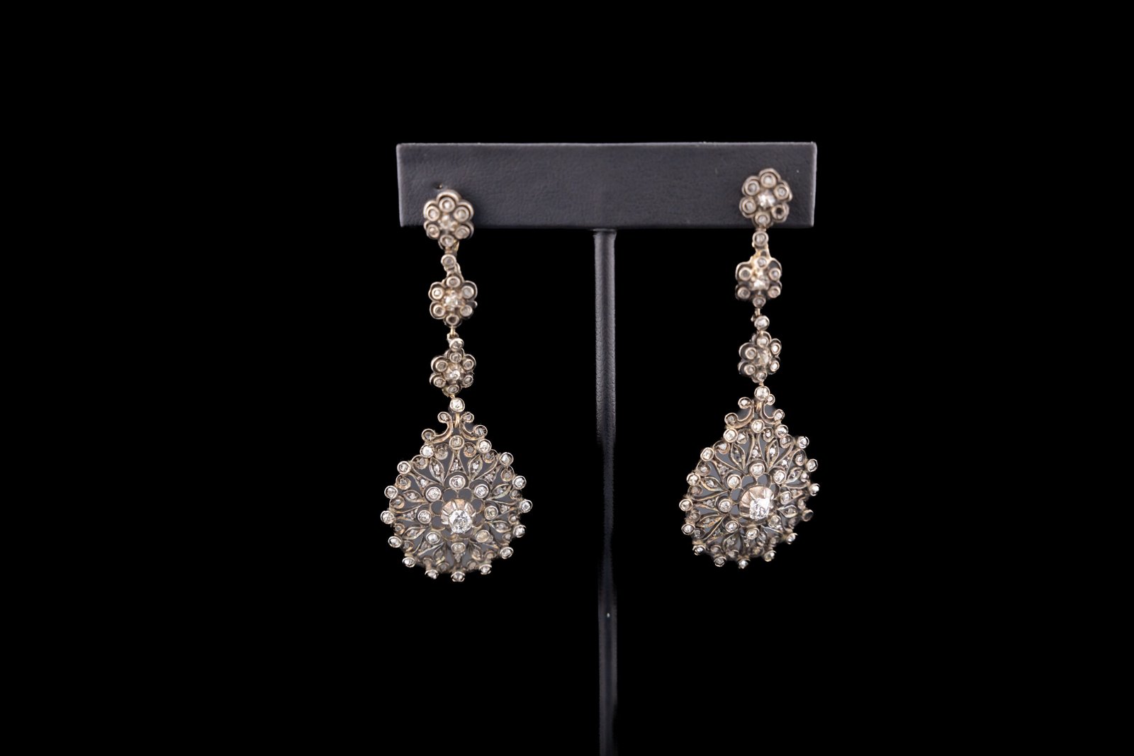 Victorian Diamond Drop Earrings