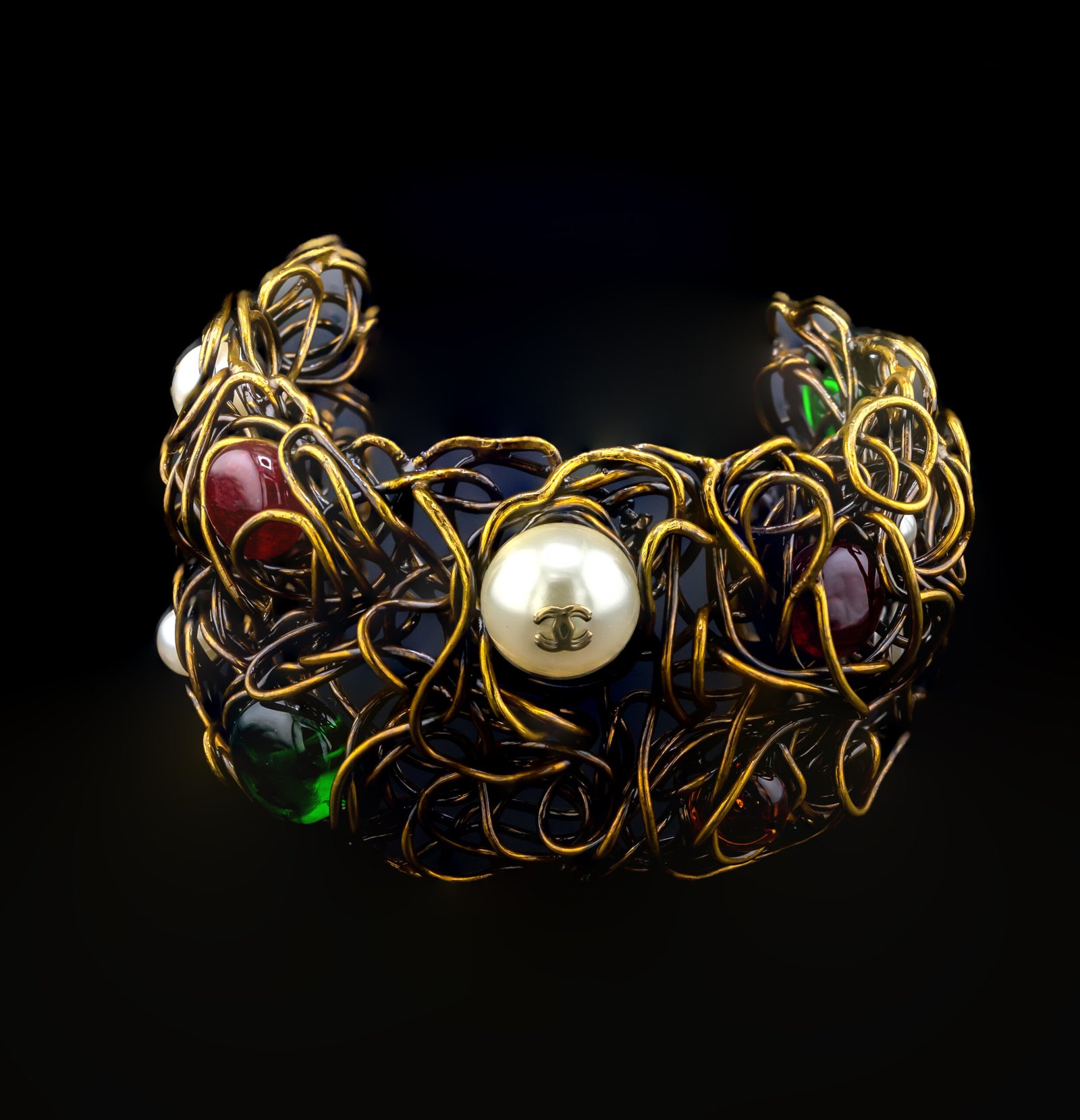 Chanel Bird Basket Bangle